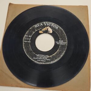 Elvis Presley Heartbreak Hotel I Was The One Honey Honey 45 RPM Vinyl Record